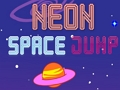 Juego Salto espacial de neón  en línea