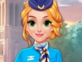 Juego Cambio de imagen de la tripulación de cabina de princesa rubia  en línea