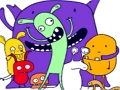 Juego Lindos pequeños monstruos rompecabezas en línea