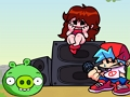 Juego Friday Night Funkin 'vs PIG de Angry Birds  en línea