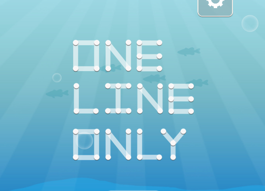 Juego Solo una línea  en línea