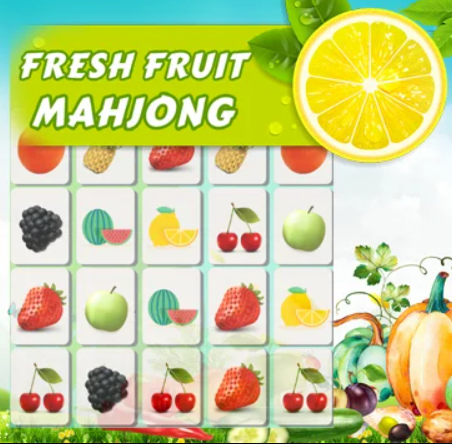 Juego Mahjong de frutas frescas  en línea