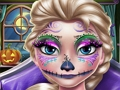 Juego Maquillaje De Halloween Aterrador De Elsa  en línea