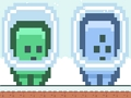 Juego Cuteman verde y azul  en línea