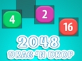 Juego 2048 arrastrar y soltar  en línea