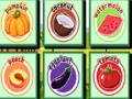 Juego Memoria vegetal afrutada  en línea