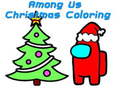 Juego Among Us Navidad para colorear  en línea