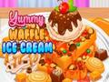 Juego Delicioso helado de gofres  en línea