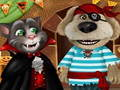 Juego Talking Tom y Angela fiesta de Halloween  en línea