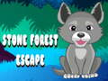 Juego Escape del bosque de piedra  en línea