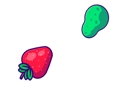 Juego Representantes de diapositivas de frutas  en línea
