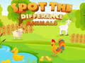 Juego Encuentra las diferencias animales  en línea