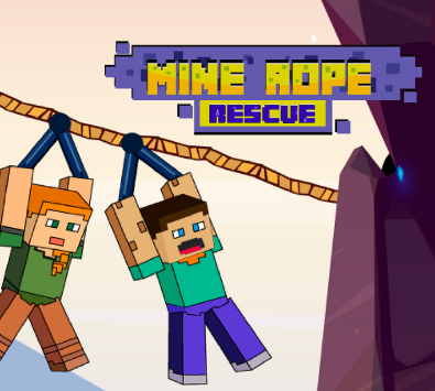 Juego Rescate de cuerda de mina  en línea