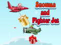 Juego Muñeco de nieve y avión de combate  en línea