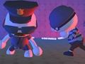 Juego Ladrón contra oficial de policía luchando  en línea