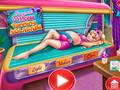 Juego Solárium de bronceado princesa embarazada  en línea