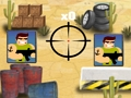 Juego Disparos de amigos de guerra 2D  en línea