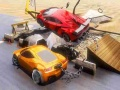 Juego Mega rampa de carreras de acrobacias de autos encadenados  en línea