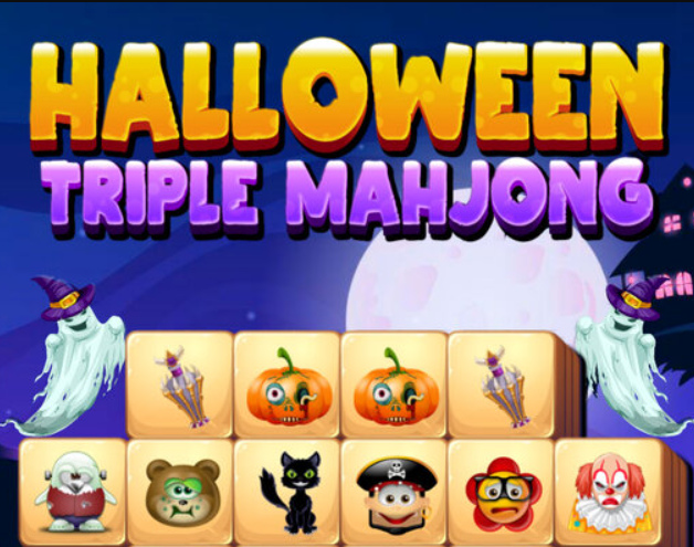 Juego Triple Mahjong de Halloween  en línea