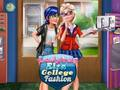 Juego Ladybug Elsa College Moda  en línea