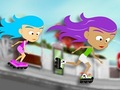 Juego Chicas de rodillo en línea