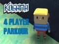 Juego Kogama 4 jugadores Parkour  en línea