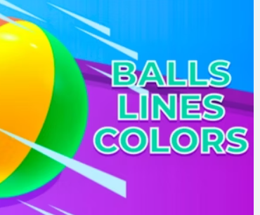 Juego Colores de líneas de bolas  en línea