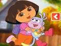 Juego Dora la exploradora el libro para colorear  en línea