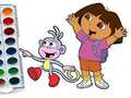 Juego Dora La Exploradora Libro Para Colorear  en línea