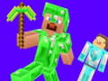 Juego Minecraft: Creeper contra Enderman  en línea