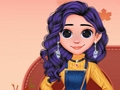 Juego Sesión de moda de otoño violeta  en línea