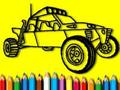 Juego Regreso a la escuela: libro para colorear de coches de rally  en línea