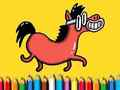 Juego Regreso a la escuela: Pony Coloring Book  en línea