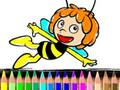 Juego Regreso a la escuela Maja the Bee Libro para colorear  en línea