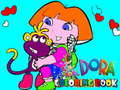 Juego Libro para colorear de regreso a la escuela Dora  en línea