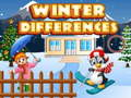 Juego Diferencias de invierno  en línea