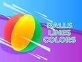 Juego Colores de líneas de bolas  en línea