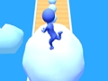 Juego Carrera de bolas de nieve 3D  en línea