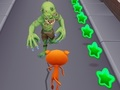 Juego Angry Cat corre el callejón de los zombis  en línea