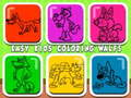 Juego Walfs para colorear para niños fáciles  en línea