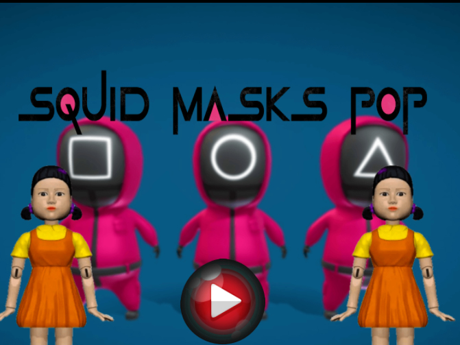 Juego Mascaras De Calamar Pop  en línea