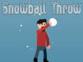 Juego Lanzamiento de bola de nieve  en línea