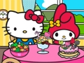 Juego Restaurante Hello Kitty y sus amigos  en línea