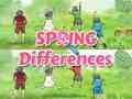 Juego Diferencias de primavera  en línea
