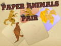 Juego Par de animales de papel  en línea