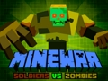 Juego Minewar soldados contra zombies  en línea