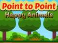 Juego Animales felices punto a punto  en línea