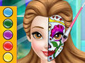 Juego Tendencia de pintura de cara de princesa  en línea