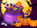Juego Rompecabezas de Halloween de la casa de la bruja  en línea