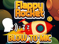 Juego Flappy Rocket con soplado  en línea